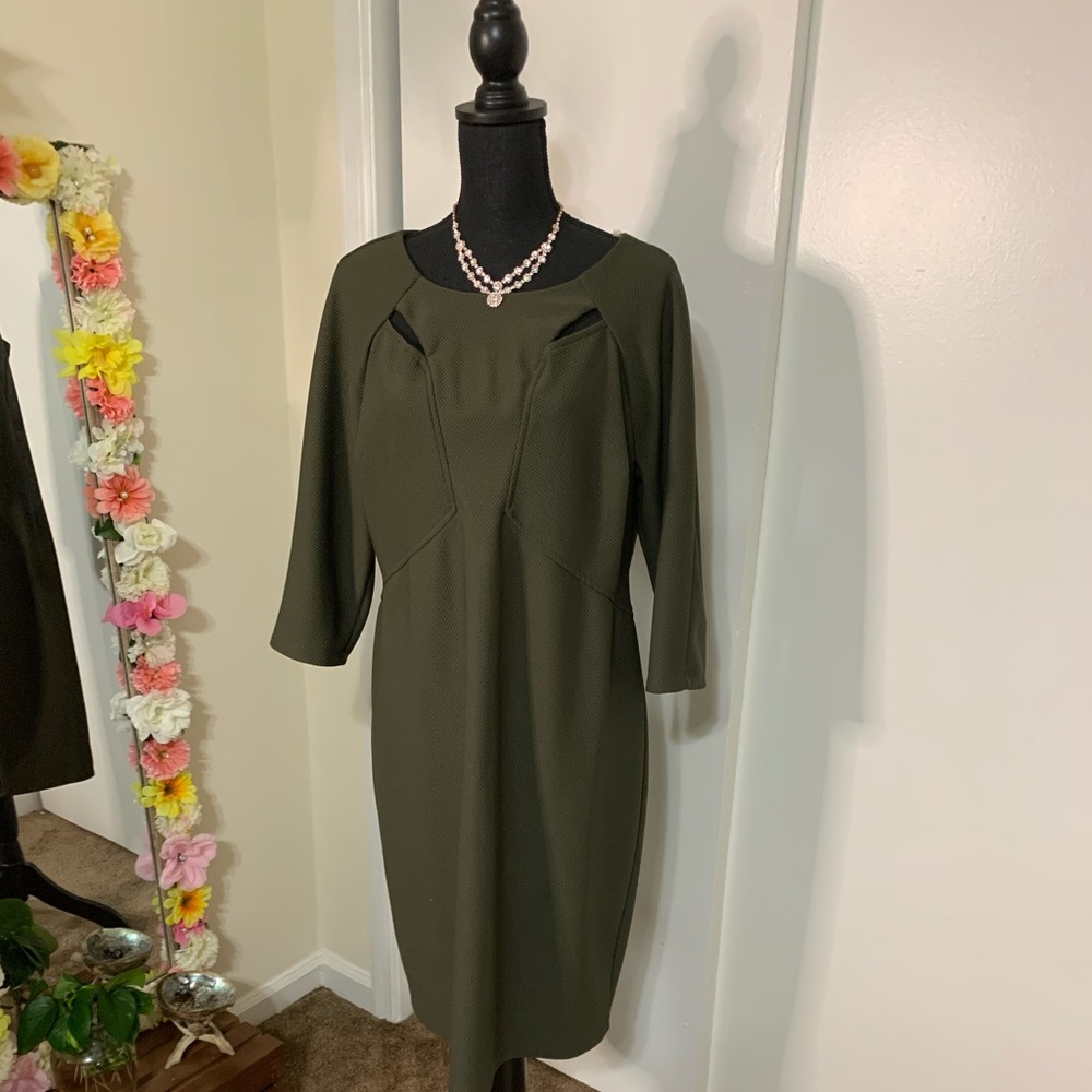 Plus Size Body Con Cocktail Dress